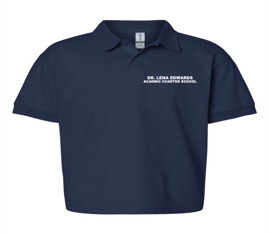 DLEAS Youth and Adult Jersey Polo - 8800B-with embroidered logo